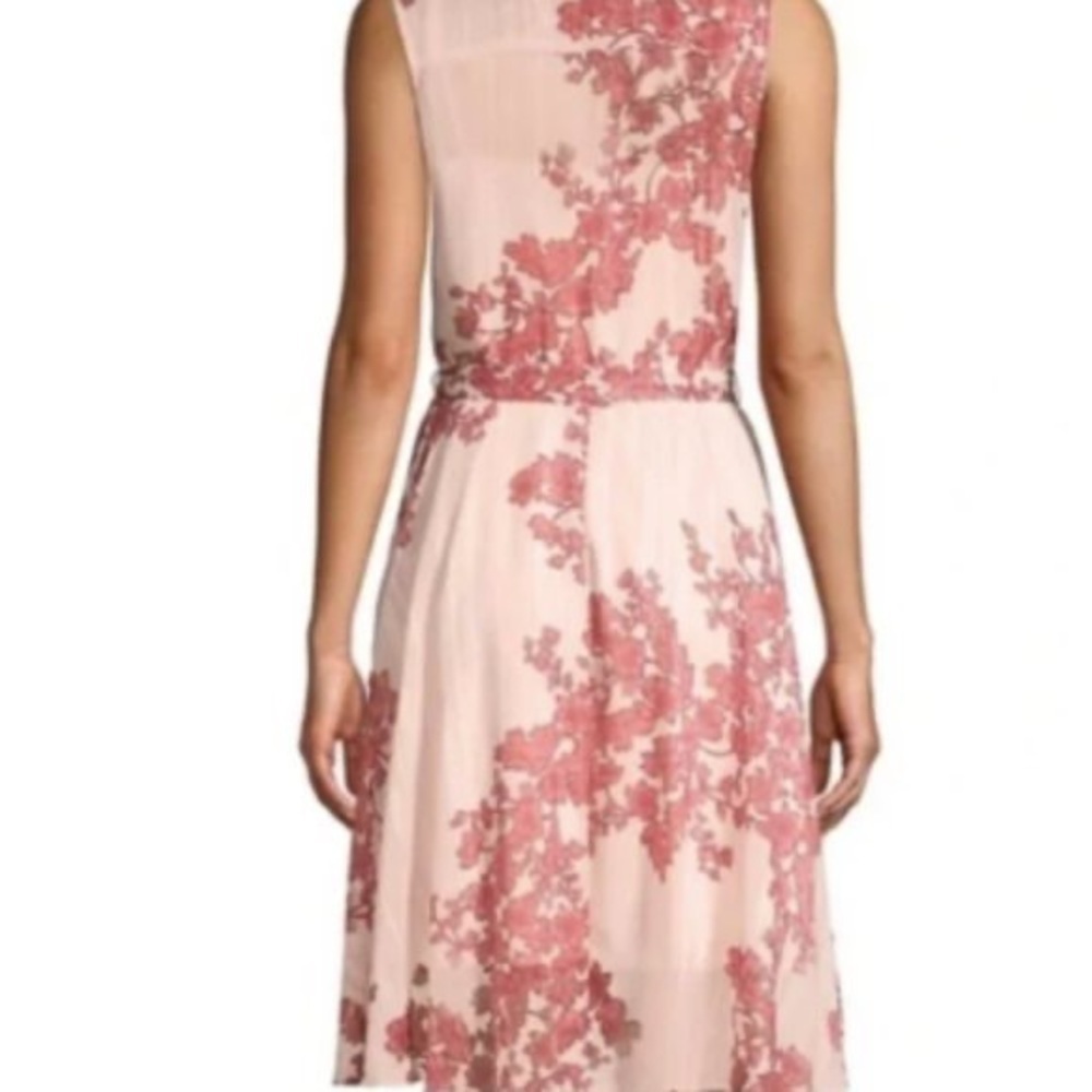 NWT - Nanette Lepore Apricot Glow Print Dress - Size 14 - Picture 2 of 4